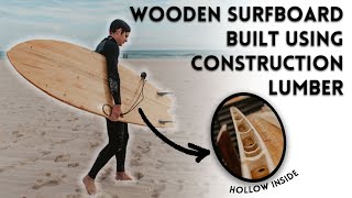 We Built a Hollow Wooden Surfboard [upl. by Eugenius903]