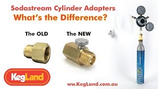 Sodastream Adapter  The New and The Old  How to use Sodastream Cylinders for your keg system [upl. by Aneelas]