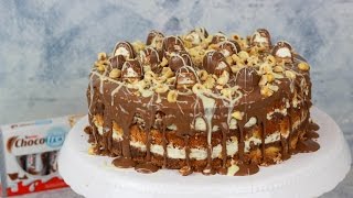 Kinder Choco Fresh Torte  Haselnuss Torte [upl. by Eilloh648]