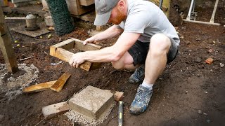 POST FOOTINGS FOR THE NEW SHED [upl. by Igig513]