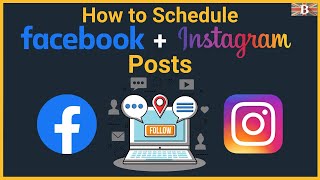 How to Schedule Facebook amp Instagram Posts Simultaneously for Free [upl. by Vey]