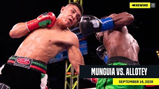 FULL FIGHT  Jaime Munguia vs Patrick Allotey DAZN REWIND [upl. by Menendez]