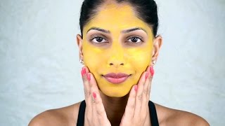 Easy Turmeric Face Mask Tutorial With Arshias Makeup [upl. by Mcgannon644]