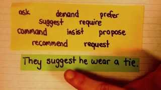 How to conjugate and use the present subjunctive English [upl. by Gnek]