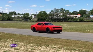 Hear the 2018 Dodge Challenger SRT Demon Under Full Throttle [upl. by Janelle]