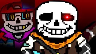 UNDERTALE Ink Sans Complete Fight [upl. by Sieracki936]