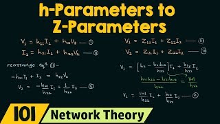 h−Parameters to Z−Parameters Conversion and vice versa [upl. by Ahsiloc]