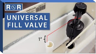 Universal Fill Valve Replacement  Repair and Replace [upl. by Eak70]