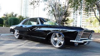 1965 Buick Riviera Custom Alloways Hot Rod Shop The SEMA Show 2016 [upl. by Nwahsir]