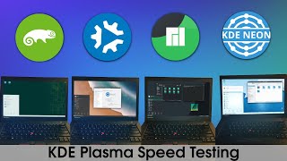 Manjaro vs KDE Neon vs Kubuntu vs OpenSUSE  KDE Plasma Speed Test [upl. by Morocco]