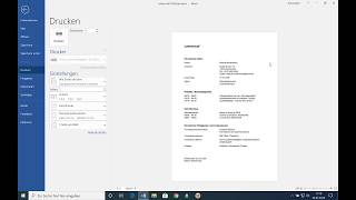 Tabellarischer Lebenslauf mit Word erstellen [upl. by Isak]