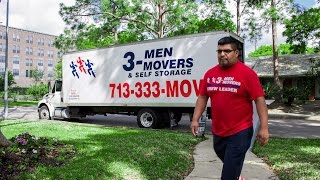 Houston Movers Moving at its finest 3 Men Movers Houston [upl. by Anivid212]