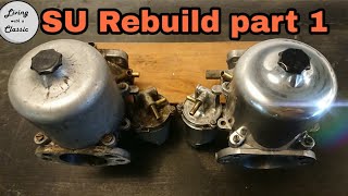 SU Carburettor  Rebuild part 1 Disassembly [upl. by Caraviello]