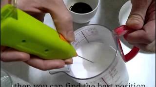 How To Make Latte Art with Mini Milk Frother [upl. by Leay]