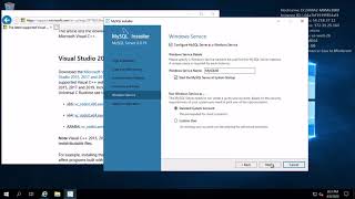 Installing MySQL Server on Windows Server 2019 [upl. by Yrtneg289]