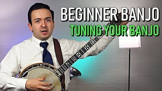 Beginner Banjo  How To Tune Your Banjo [upl. by Berty]