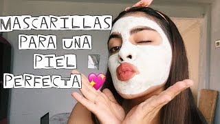 3 MASCARILLAS CASERAS PARA UNA PIEL PERFECTA  Denisse Uff [upl. by Hpotsirhc]