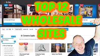 TOP 12 AMAZING Wholesale amp Pallet Inventory Sites [upl. by Eicnahc]