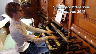 JS Bach Praeludium amp Fuga BWV 541  Singelkerk Ridderkerk [upl. by Sidra]