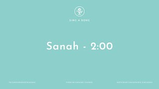 Sanah  200 KaraokeInstrumental [upl. by Budd]