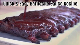 Homemade Barbecue Sauce Recipe  Easy BBQ Sauce [upl. by Innob]