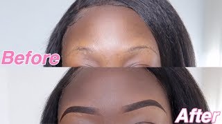 Easy CHEAP Eyebrow Tutorial In Depth  QueenKee [upl. by Weitzman947]