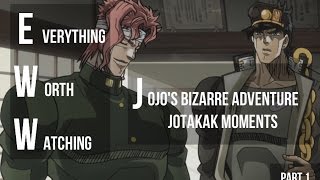 Jotaro amp Kakyoin Moments Part 1 EWW in JJBA 2014 [upl. by Anail]