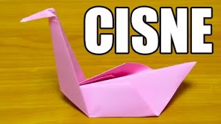 CISNE de PAPEL  ORIGAMI FACIL [upl. by Gereld]