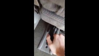 How to remove the 3rd row seating on a dodge caravan [upl. by Aneroc]