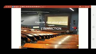 Cours de droit pénal général Linfraction [upl. by Floridia892]