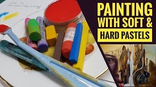 Painting with Soft and Hard Pastels [upl. by Korns]