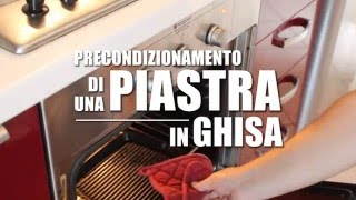 Precondizionamento di una piastra in ghisa [upl. by Heron108]