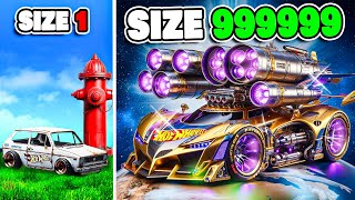 Upgrading to the Biggest Hot Wheels Car Ever in GTA 5 [upl. by Nonez]