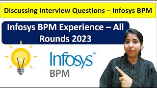 Infosys BPM Interview Questions 2023  Customer Service Associate amp Process Executive HR Ques [upl. by Beaner]