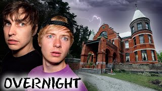 OVERNIGHT in USAs Most Haunted Castle scary [upl. by Serra]