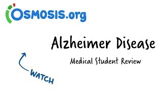 Alzheimer Disease  Osmosis [upl. by Cliffes]