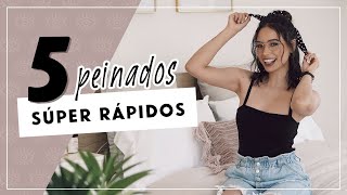 ¡PEINADOS FÁCILES para cabello corto  AnaVbon [upl. by Enailil]