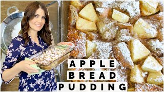 How to Make Apple Bread Pudding  Easy Recipe [upl. by Ima]