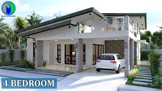 4 BEDROOM HOUSE DESIGN [upl. by Roscoe]