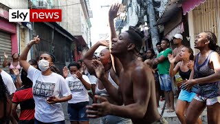 Deadly gang violence in Rio de Janeiro [upl. by Eeliab]