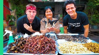 Exotic THAI FOOD Tour in Bangkok with Mark Wiens Freaky Thai Food  Yummy Face Challenge [upl. by Assinna]