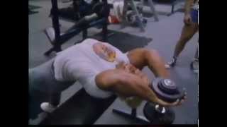 Tom Platz back training at Golds gym [upl. by Rasia]