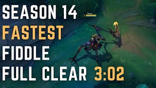 SEASON 14 Fastest Fiddlesticks Full Clear with Guide  302 [upl. by Noiwtna]