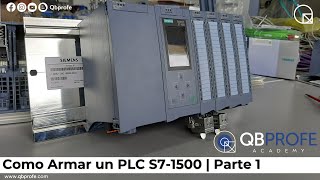 MONTAJE DE SIMATIC S7 1500  PARTE 1 [upl. by Plantagenet634]