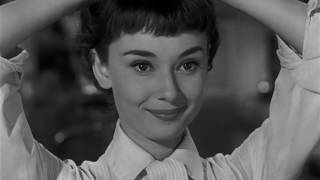 Audrey Hepburn cutest haircut moment in Roman Holiday [upl. by Eugilegna]