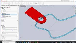 SOLIDWORKS Advanced Mate  Path Mate [upl. by Anivek]