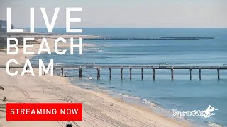 Live Surf Cam Orange Beach Alabama [upl. by Ehtnax]