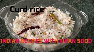 Curd rice  South Indian recipe [upl. by Aihsaei997]