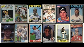 The 25 Most Valuable Baseball Cards from the 1980s [upl. by Nickolaus]