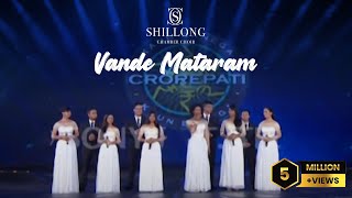 Vande Mataram  Shillong Chamber Choir Grand Premiere KBC 8 [upl. by Idac]